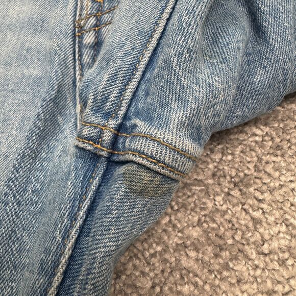 Levi's Premium Wedgie Straight Leg Button Fly Denim Jeans Womens 26 High Rise - Picture 6 of 16